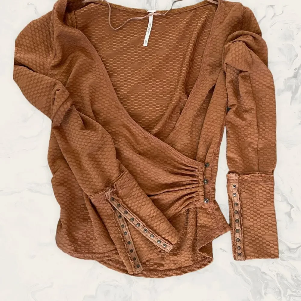 NWT Free People Penny Top  - Size XS -  Mesa Combo